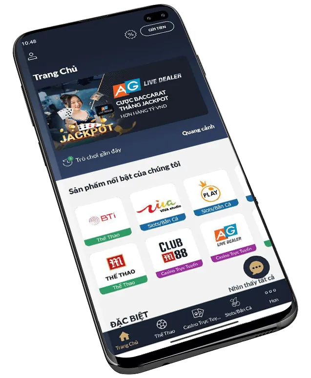 Đa dạng trò chơi cá cược thể thao, casino, nổ hũ tại 90ok win